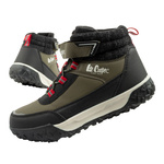 Lee Cooper Winter-Schneestiefel für Kinder, Klettverschluss-gefüttert, isoliert, modisches Khaki
