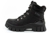 Lee Cooper Damen Winter-Wanderschuhe, isoliert, Schwarz, High-Top