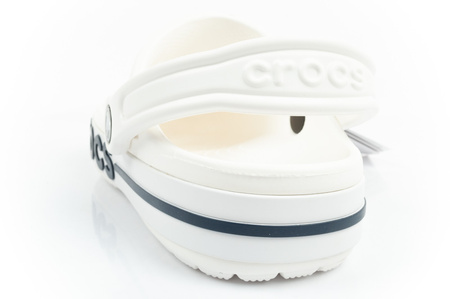 Schuhe Flip Flops Sandalen Clogs Crocs Bayaband Clog [205089-126], weiß.