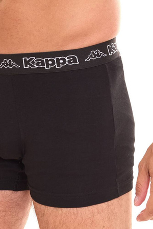 Kappa Herren-Boxershorts [351K1JW AEB] 2 PACK, schwarz.