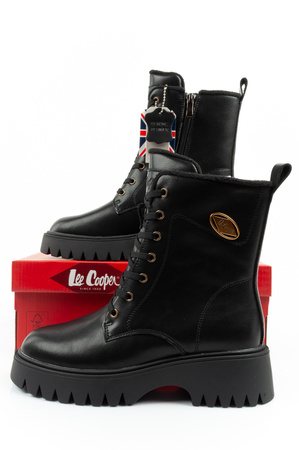 Lee Cooper Stiefel, Damen-Wanderstiefel, isolierte Chelsea-Boots aus Leder
