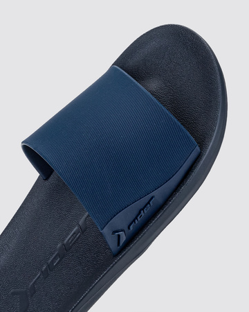 Rider Herren-Flip-Flops mit sportlichem Design, bequeme schwarze Hausschuhe