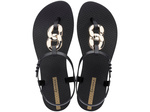 Ipanema Sandal Class Damen-Flip-Flops in modischem Schwarz mit Gold