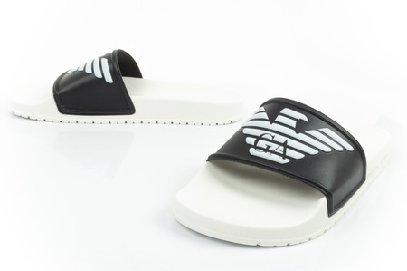 Emporio Armani Herrenhausschuhe [XVPS04 D850], weiß.
