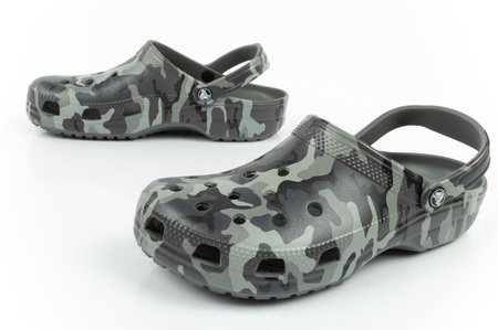 Crocs Classic Clog-Sandalen [206454-0IE], grau.