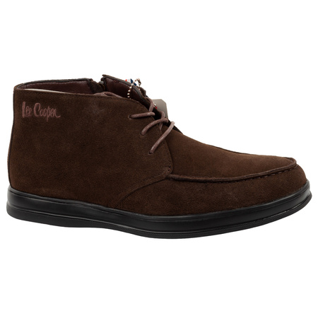 Elegante Herren-Ankle-Boots aus braunem Wildleder von Lee Cooper