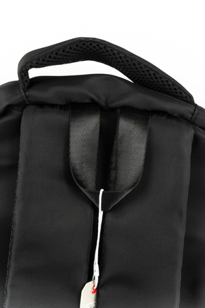Lee Cooper Classic Urban Sports Schulrucksack, Schwarz, 22 l