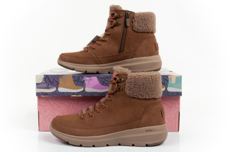 Skechers Glacial Ultra-Woodlands Damen Wintersportschuhe [16677/BRN], braun.