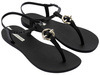 Ipanema Sandal Class Damen-Flip-Flops in modischem Schwarz mit Gold