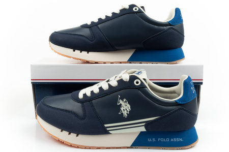 U.S. Polo Assn Sportschuhe, Herren-Sneaker, modisch, bequem, Blau