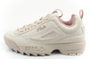 Fila Disruptor Damen-Sportschuhe, Sneaker, Modisch, Bequem, Beige