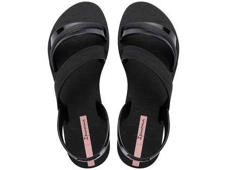 Ipanema Vibrant Damen-Sandalen, modisch und bequem, Schwarz