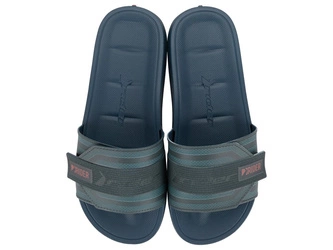 Rider Walk Herren Flip-Flops, sportlich, bequem, marineblau, mit Klettverschluss [12394 BB533]