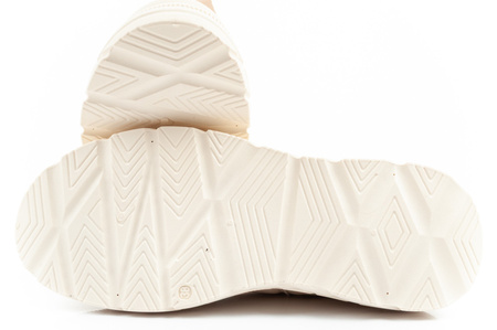 Lee Cooper Damen Winter-Wanderschuhe, isoliert, Beige und Creme