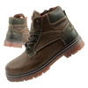 Wrangler Allan Mid Herren Chelsea Boots, elegante Lederstiefelette, Grünbraun