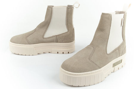 Puma Mayze Chelsea Wildleder Damen Stiefeletten [382829 05] Beige.
