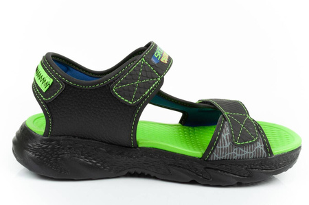 Skechers Kindersandalen [400614L/BKLM] LED-Schuhe, Schwarz.