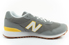 New Balance 515 Herren-Sneaker, modisch, bequem, Grau/Gelb