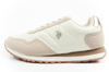 U.S. Polo Assn. Damen-Sneaker, modisch, bequem, Ecru