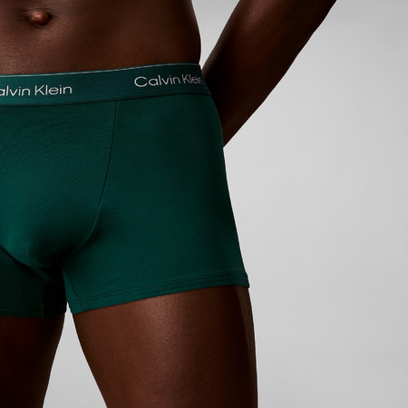 Calvin Klein Herren-Boxershorts (3er-Pack) – modisch, aus Baumwolle, in Grün, Grau und