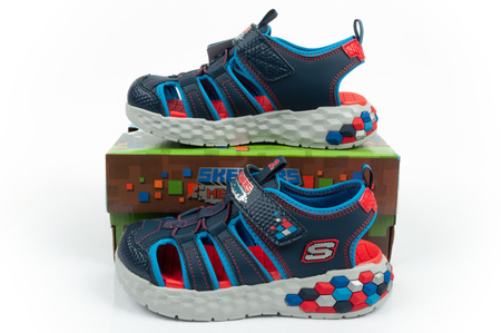 Skechers Kindersandalen [402213L/NVRD], Marineblau.