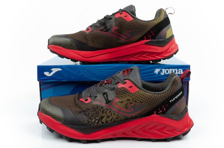 Joma Herren-Trailrunningschuhe Tundra mit Dämpfung, Khaki-Rot