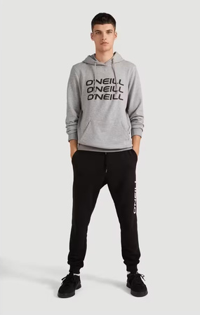 O'Neill Herren-Kapuzenpullover mit dreifachem Känguru-Muster, Modisches Grau