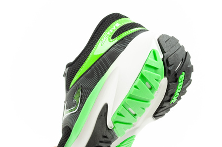 Joma Active Herren-Laufschuhe, bequem, strapazierfähig, Schwarz, Grün, Weiß