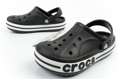 Crocs Bayaband Clog-Sandalen für Kinder, Schwarz, bequem und leicht