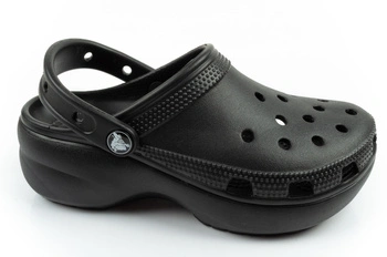 Crocs Klassische Plateau-Clog-Sandalen für Damen und Herren, Schwarz, Unisex, modisch