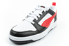 Puma Rebound v6 Herren-Sneaker, modisch, bequem, Weiß, Schwarz, Rot