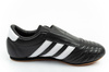 Adidas Damen-Taekwondo-Sneaker, Schwarz, Leder, Slip-On