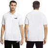 Herren Puma Ess Pique [586674 02] Polo-Sportshirt, Weiß.
