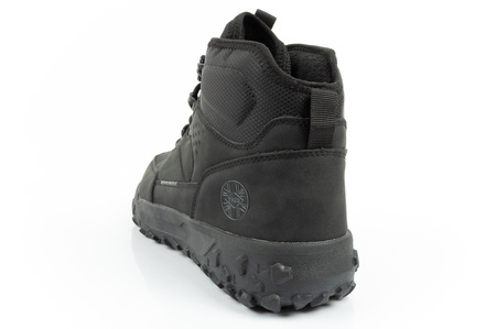 Lee Cooper Herren Winter-Wanderschuhe mit isoliertem Knöchelriemen, Schwarz