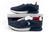 U.S. Polo Assn. Herren-Sneaker, modisch, bequem, Marineblau