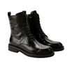 Lee Cooper Damenstiefel, Schwarz, Modisches Echtleder