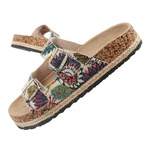 Lee Cooper Damen Hausschuhe mehrfarbig floral Hausschuhe bequem [LCW-25-35-3483L]