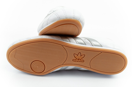 Adidas Taekwondo Lace Damen-Sneaker aus weißem Leder