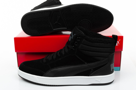 Puma Rebound Street Herren-Sneaker, Schwarz, gefüttert
