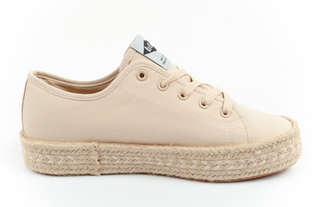 Lee Cooper Damen Espadrille Sneaker [LCW-25-44-3215L] Plateau, beige.