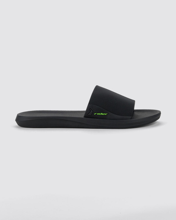 Rider Herren-Flip-Flops mit sportlichem Design, bequeme schwarze Hausschuhe