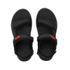 Lee Cooper Herren-Sandalen mit Klettverschluss für den Sommer, leicht, schwarz