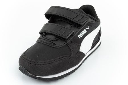 Puma ST Runner [384903 01] Kinder-Sportschuhe mit Klettverschluss, schwarz.