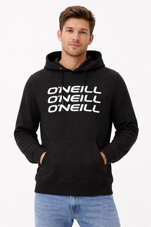 O'Neill Herren-Kapuzenpullover mit dreifachem Känguru-Motiv, Schwarz, Modisch