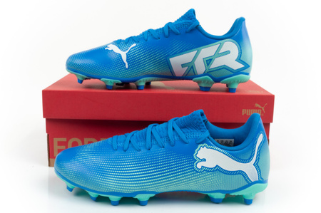 Puma Future 7 Play FG/AG Hyperlink Blue [107939 01] Fußballschuhe, blau.