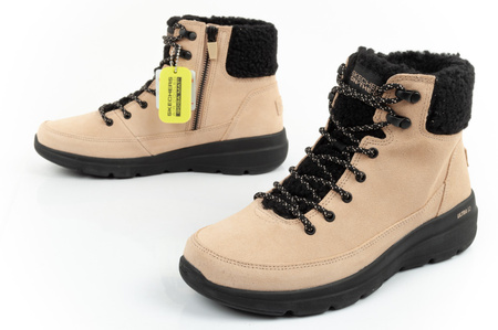 Skechers Glacial Ultra-Woodlands Damen-Wintersportschuhe [16677/NTBK], Beige.