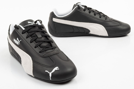Puma Speedcat Herren-Sneaker aus schwarzem Leder