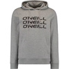 O'Neill Herren-Kapuzenpullover mit dreifachem Känguru-Muster, Modisches Grau