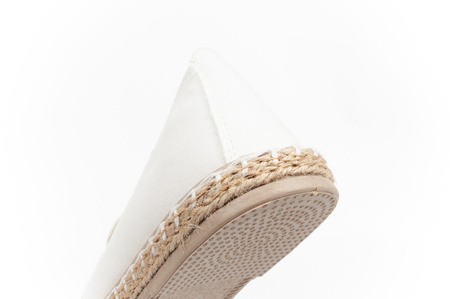 Lee Cooper Damen-Espadrille-Schuhe [LCW-24-47-2701L], weiß.