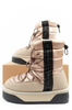 D.Franklin Damen Winterstiefel, modische, isolierte Stiefeletten in Gold